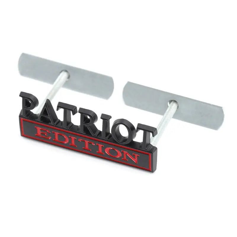 Metal Car Sticker PATRIOT Edition Badge Emblem Front Hood Grille for BMW Subaru Mazda