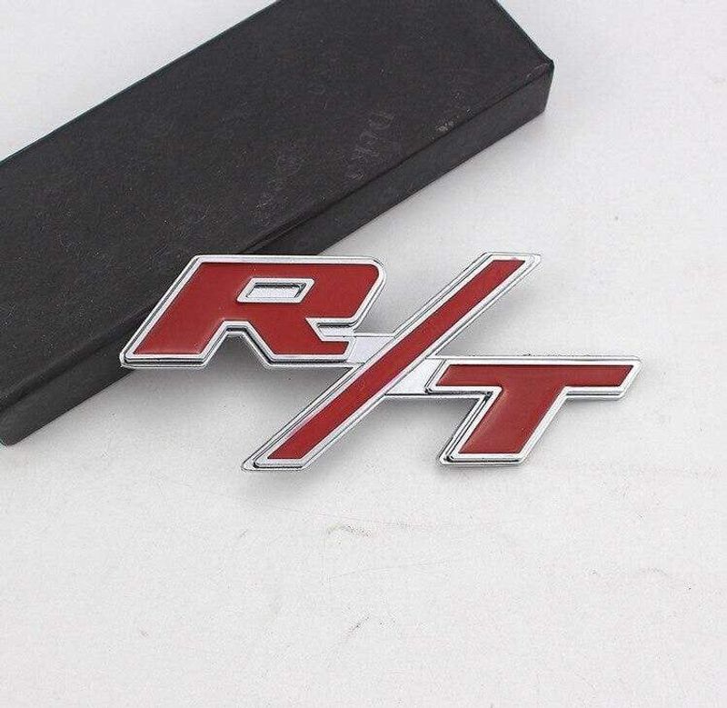 Alloy Car Front Grille Emblem Body Sticker For Dodge R/T RAM Journey Jcuv Charger Challenger Caliber Nitro Auto Styling
