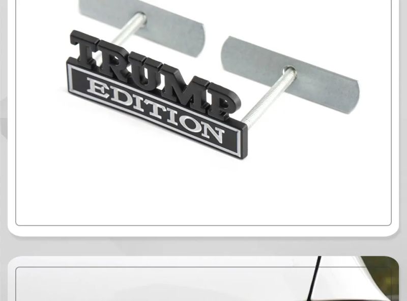TRUMP Edition Badge Emblem Hood Grille for Subaru Chevrolet Honda Jeep Ford Nissan Lexus