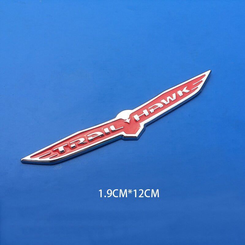 1x Car Fender Tailgate 3D Alloy TRAIL HAWK Emblem Badge Nameplate Sticker