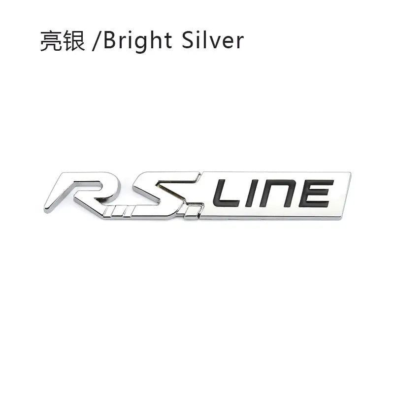 Sticker Emblem Badge Decal for Renault RS Line Clio Megane Scenic laguna Logan