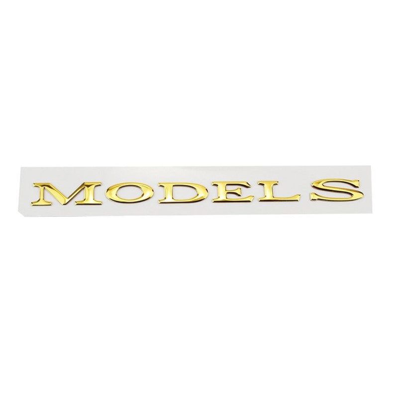 Replace ABS Letter Rear Tail Emblem Sticker Badge Decal For TESLA Model 3 X S