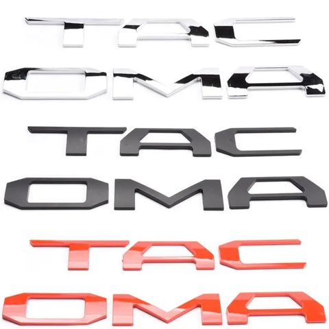 For Toyota Tacoma 2016-2020 Tailgate 3D Letter Cover Emblem Badge
