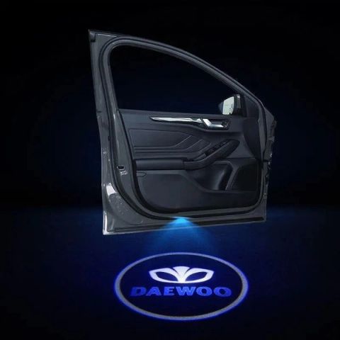 Daewoo LED car door projector logo light set
