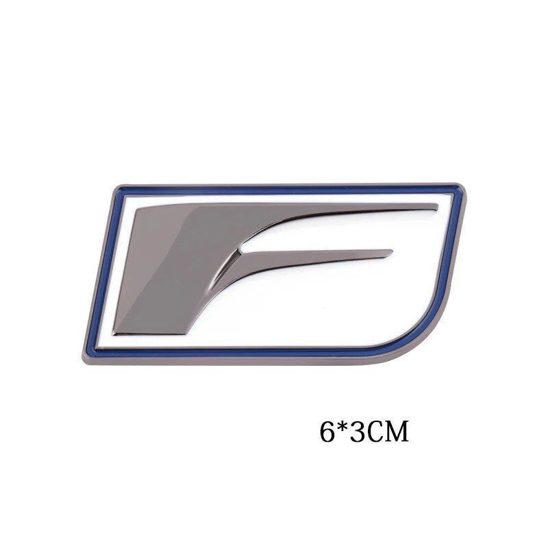 F-Sport Emblem Metal Logo Badge Side Fender Marker Trunk Lid for Lexus