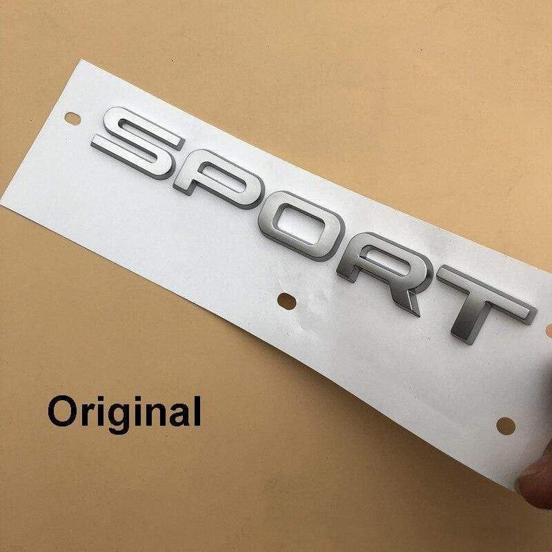 SPORT Emblem for Land Range Rover SV Autobiography Discovery HSE Luxury SCV6 SDV6 SDV8 Si4 Bar Badge Car Styling Trunk