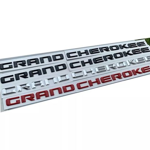 Jeep Grand Cherokee side door emblem badge sticker set