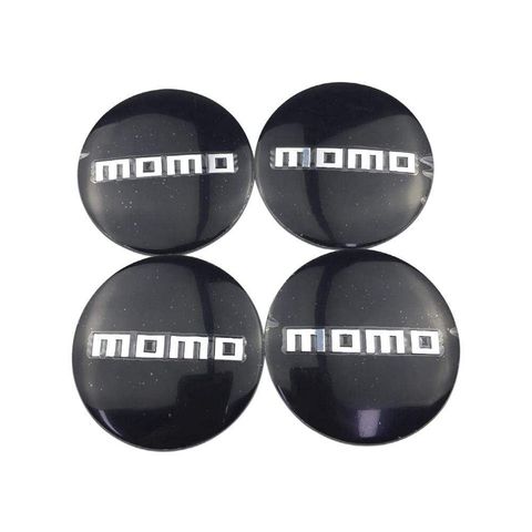MOMO Logo For Jaguar Fiat Lancia Corvette BMW Benz Toyota 56mm Wheel Rim Emblem Hub Caps Automobile Styling