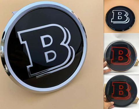 Brabus B Front Grille Emblem Badge Logo For Mercedes-Benz A B C E Class 2011-18