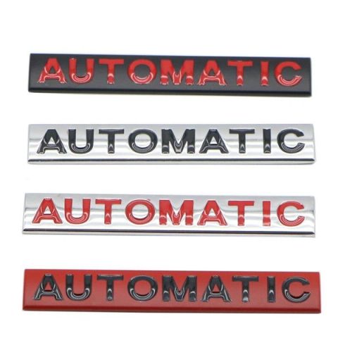 3D Metal Automatic Car Trunk Rear Tailgate Emblem Badge Decals Sticker