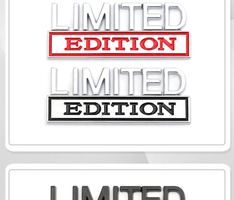 Car Sticker LIMITED Edition Badge Emblem Hood Grille for Subaru Jeep Ford Nissan Lexus