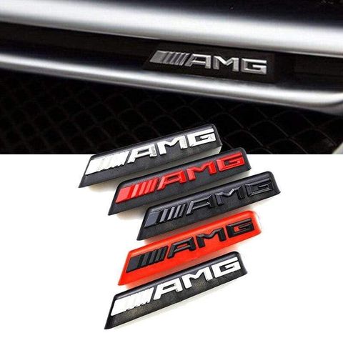 Car Sticker Emblem Front Grille Badge For Mercedes Benz AMG A B C E Class W176 W246 W203 W204 W205