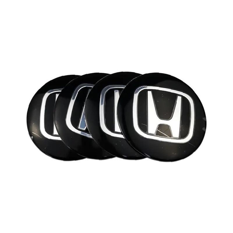 4pcs 56mm Honda Mugen Power Odyssey City Insight Accord Civic CRV Car Wheel Center Hub Cap Sticker Emblem Badge Decal