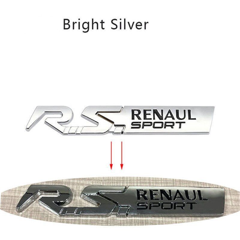 Metal GT Renaul Sport Badge rear Emblem tail sticker For Peugeot Kia