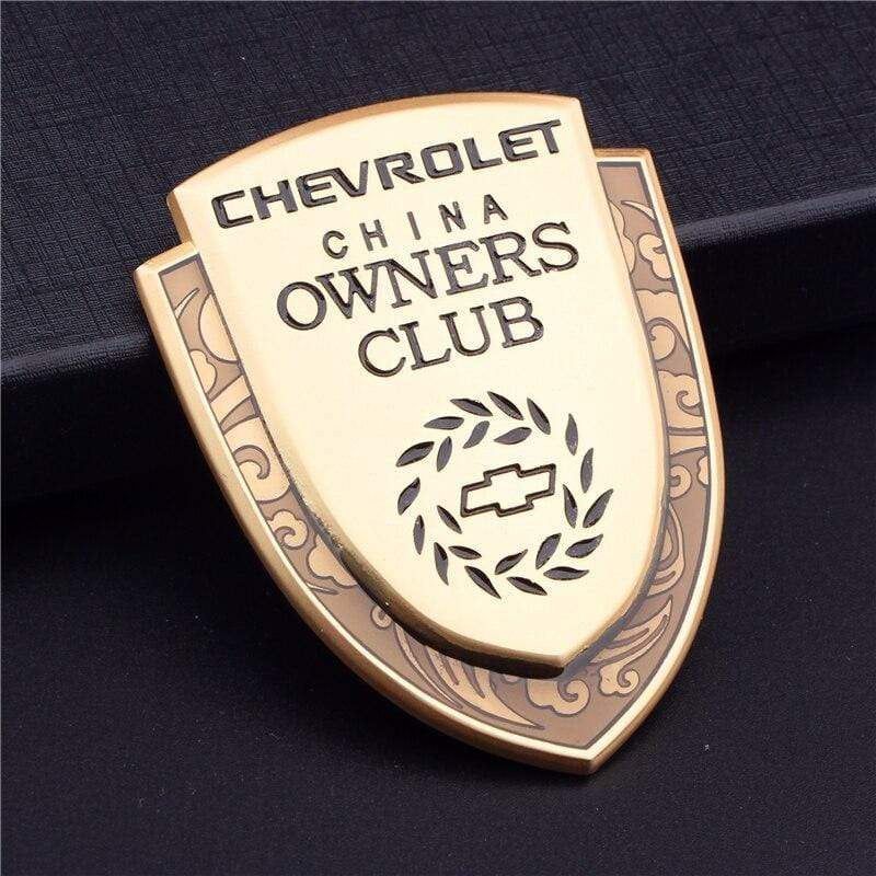 Car Styling 3D Metal Emblem Badge Rear Trunk Sticker For Chevrolet Aveo Cruze Malibu Trax Lacetti Niva Camaro Sail
