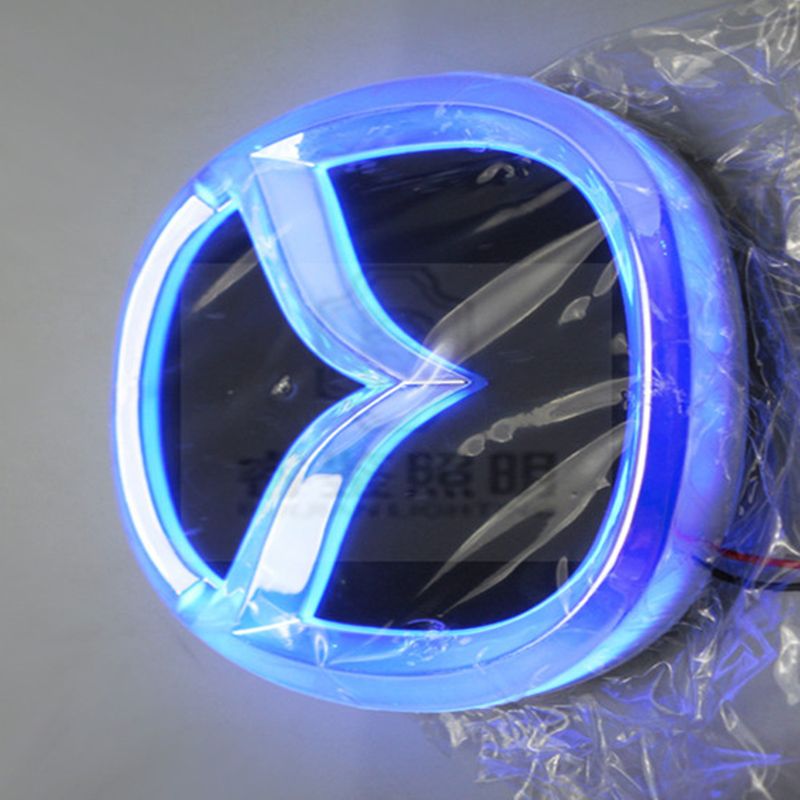 LED Light Rear trunk Badge Stickers Decals for Mazda 2 3 6 RX8 RX7 CX7 8 CX5 MX5 323