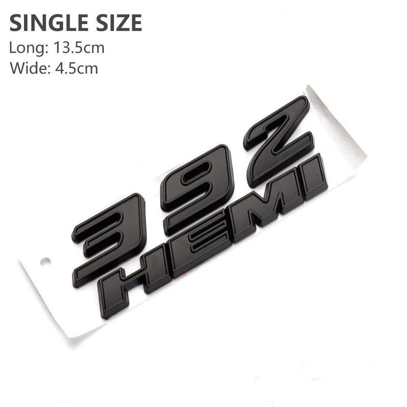 HEMI 6.4L 392 ABS Badge for Challenger, Caliber & RAM