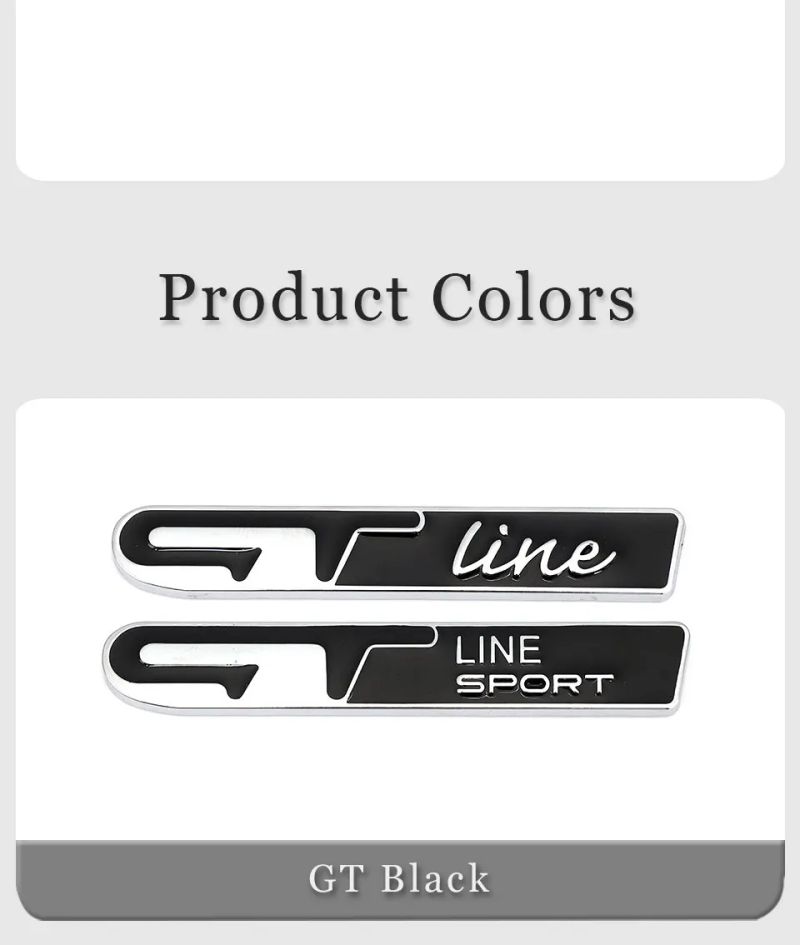 GT line Sport stickers for KIA Peugeot Renault Clio Grandtour Megane Forte Optima