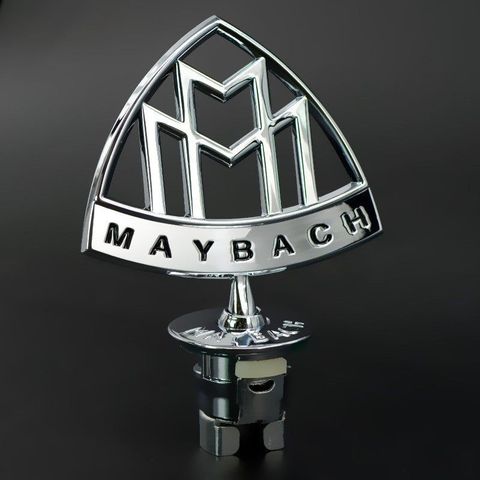 Maybach Front Standing Metal Mark Emblem Bonnet Hood Ornament Rear Badge for Mercedes-Benz