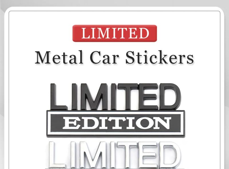 Car Sticker LIMITED Edition Badge Emblem Hood Grille for Subaru Jeep Ford Nissan Lexus