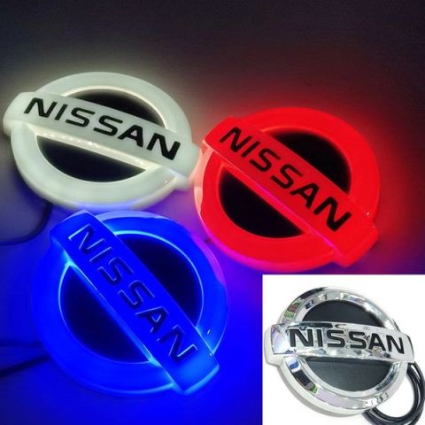 Rear Front Led Emblem For Nissan X-TRAIL XTRAIL T30 T31 T32 Juke Qashqai J10