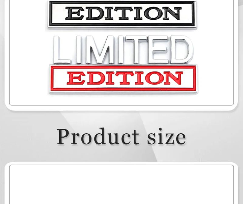 Car Sticker LIMITED Edition Badge Emblem Hood Grille for Subaru Jeep Ford Nissan Lexus