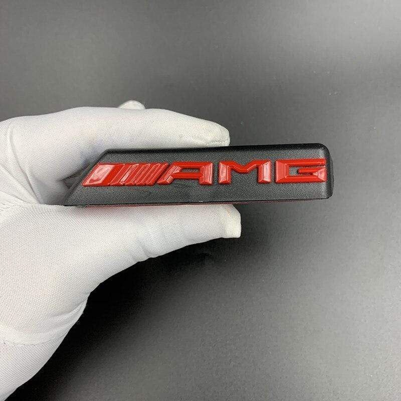 Car Sticker Emblem Front Grille Badge For Mercedes Benz AMG A B C E Class W176 W246 W203 W204 W205