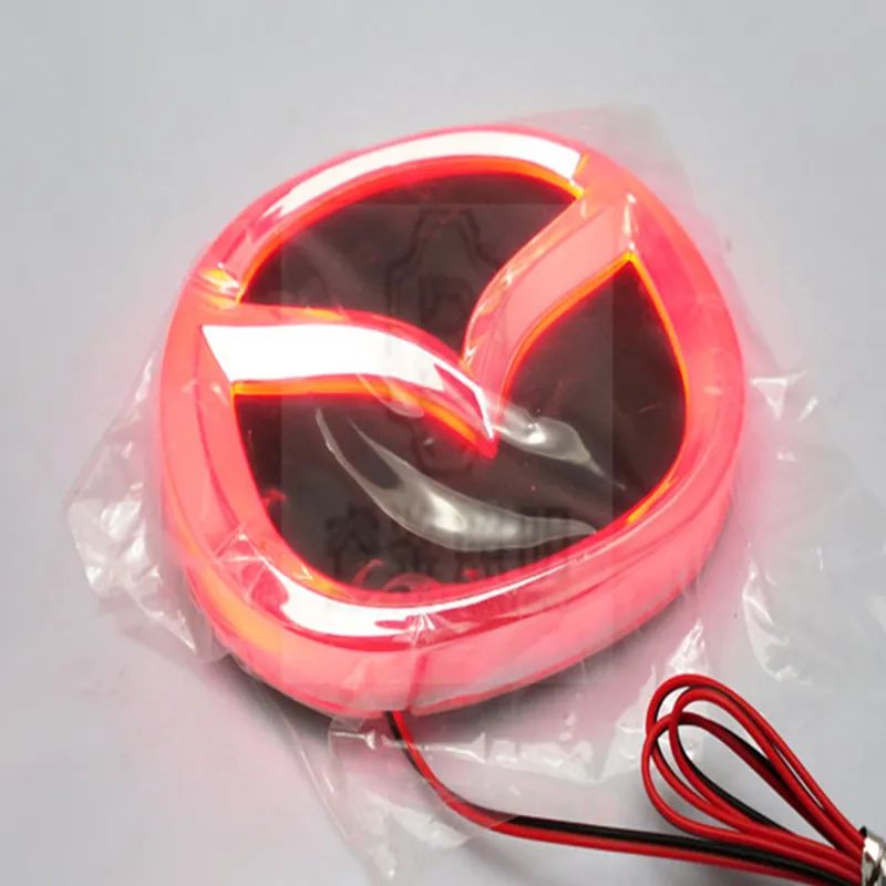 LED Light Rear trunk Badge Stickers Decals for Mazda 2 3 6 RX8 RX7 CX7 8 CX5 MX5 323