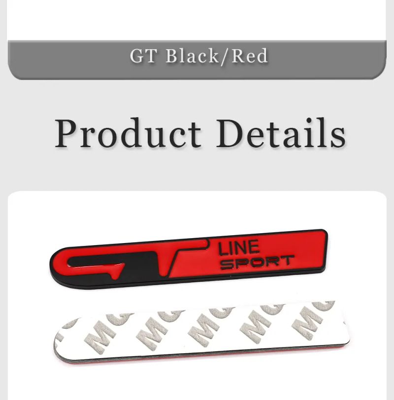 GT line Sport stickers for KIA Peugeot Renault Clio Grandtour Megane Forte Optima