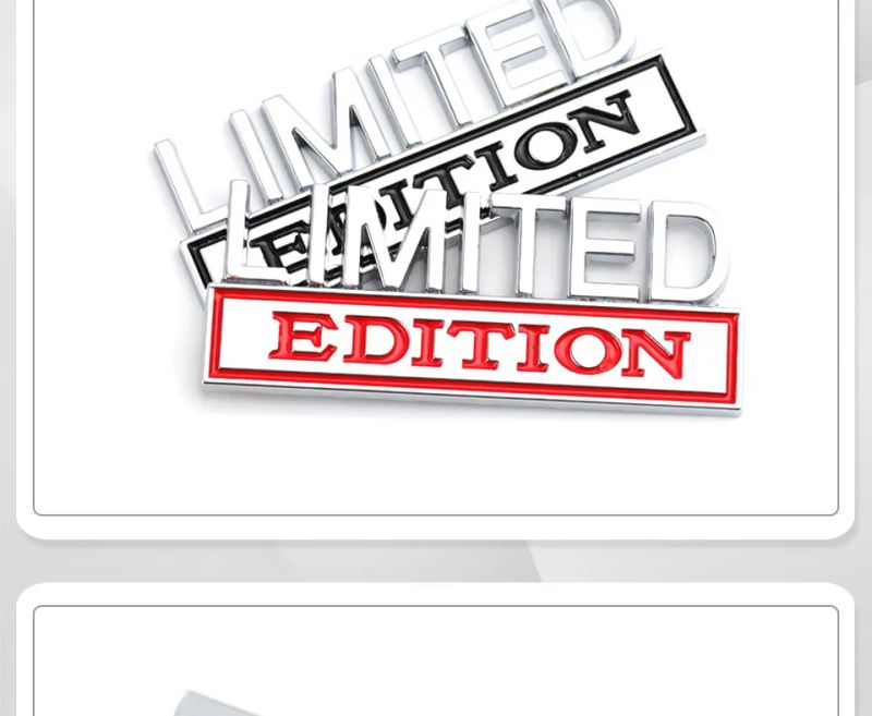 Car Sticker LIMITED Edition Badge Emblem Hood Grille for Subaru Jeep Ford Nissan Lexus