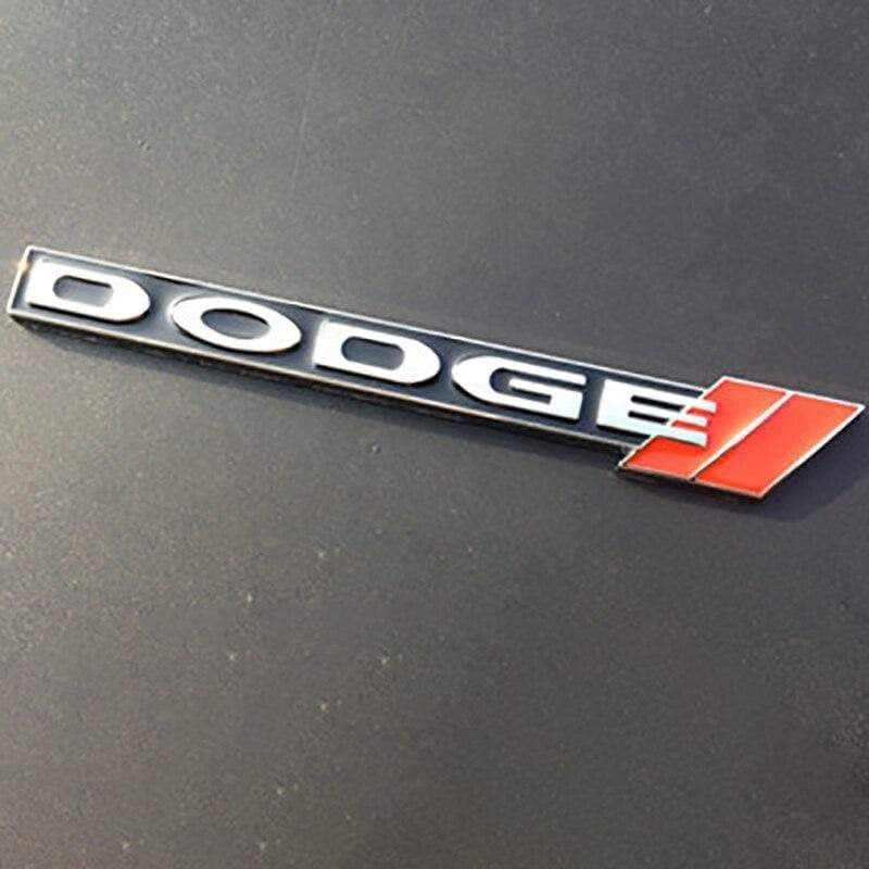 3D Metal Car Styling Front Grille Emblem Sticker for Dodge Charger Challenger Ram Viper Jcuv Caravan Durango SRT Auto