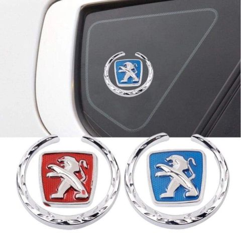2 pcs Car Window Sticker for Peugeot Logo 406 5008 301 407 207 208 206 103 308 2008 307 4008 3008 Accessories Auto Emblem