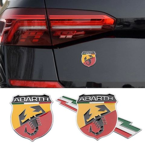 3D Scorpion Emblem Badge Sticker for ABARTH Fiat 500 695 Punto