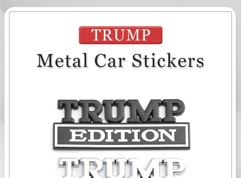 TRUMP Edition Badge Emblem Hood Grille for Subaru Chevrolet Honda Jeep Ford Nissan Lexus