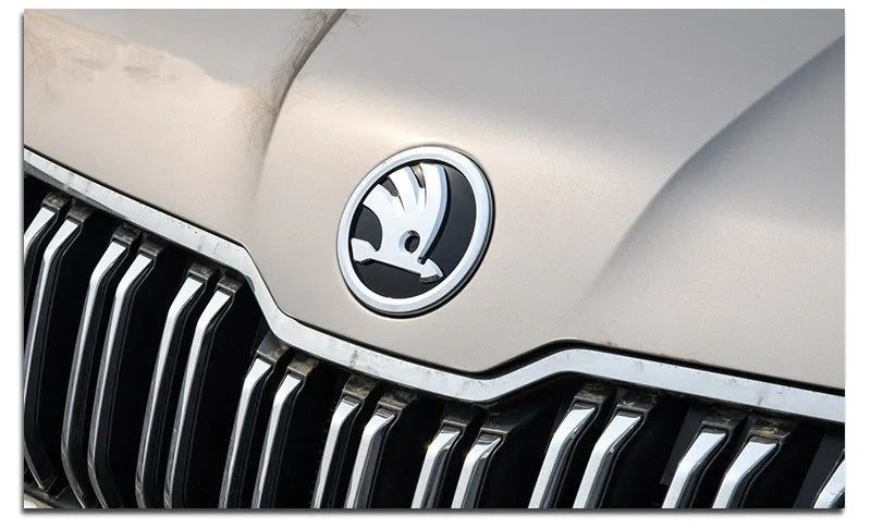 ABS Emblem For Skoda Fabia 1 2 Octavia a7 RS Superb Front Rear Boot Tailgate Sticker