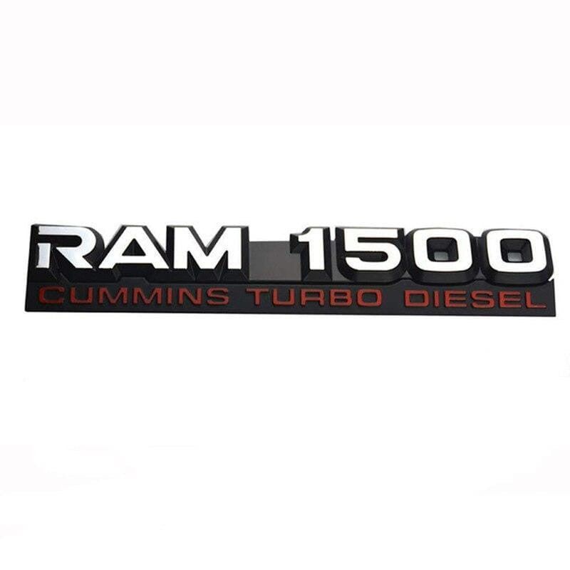 Car Styling Fender Emblem Side Sticker For Dodge RAM 1500 2500 3500 Cummins Logo Challenger Caliber Charger Jcuv Durango