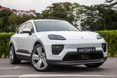 Porsche Macan 4 Electric Review: Elevation from Base