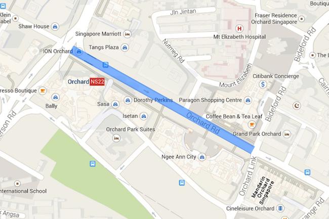 SG: Part of Orchard Road to become no-car zone – photo 1