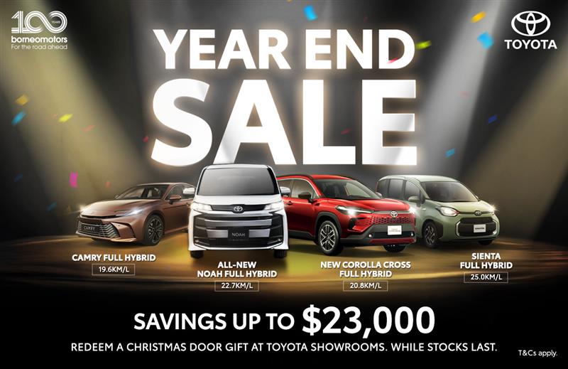 Toyota Year-End Sale