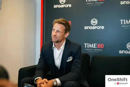 Jenson Button Would Love To Drive His Jaguar C-Type Around Marina Bay Street Circuit