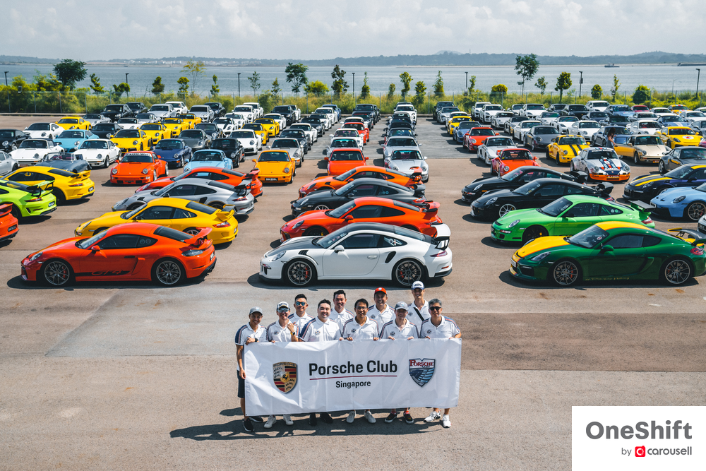 204 Porsches Line Up For Largest Ever Car Formation In Singapore – photo 3