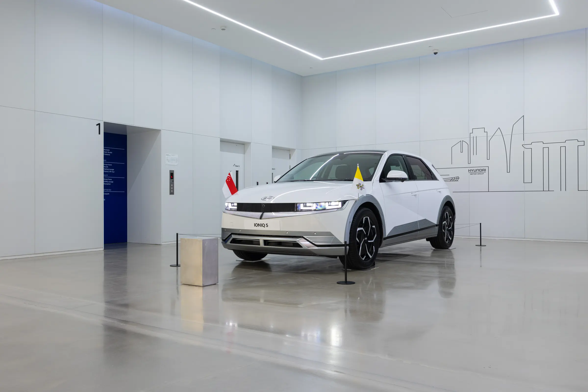 Locally Made IONIQ 5 Used By The Late Pope Francis Will Be On Public Display