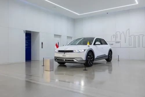 Locally Made IONIQ 5 Used By The Late Pope Francis Will Be On Public Display
