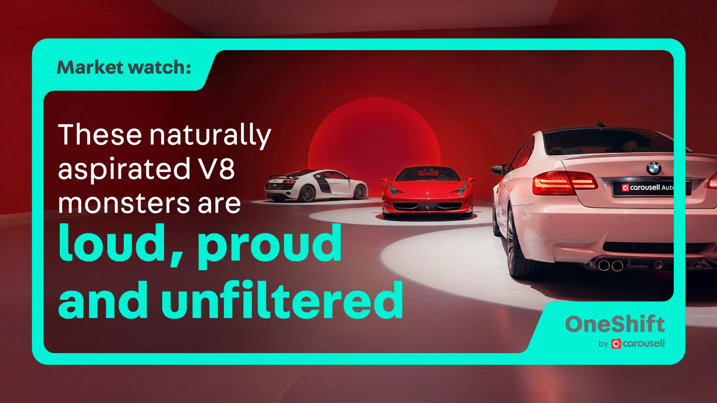 Market Watch: These Naturally Aspirated V8 Monsters Are Loud, Proud And Unfiltered