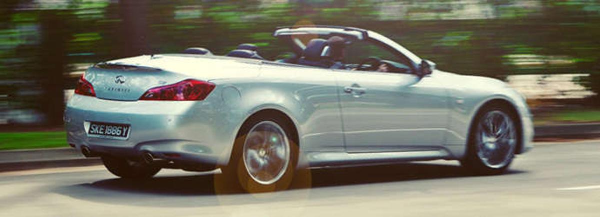 Infiniti G Convertible 3.7 Review: Market Forces | OneShift by Carousell
