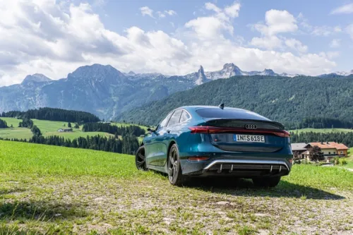 Exploring the Austrian Alps with the Audi A6 e-tron and S6 e-tron