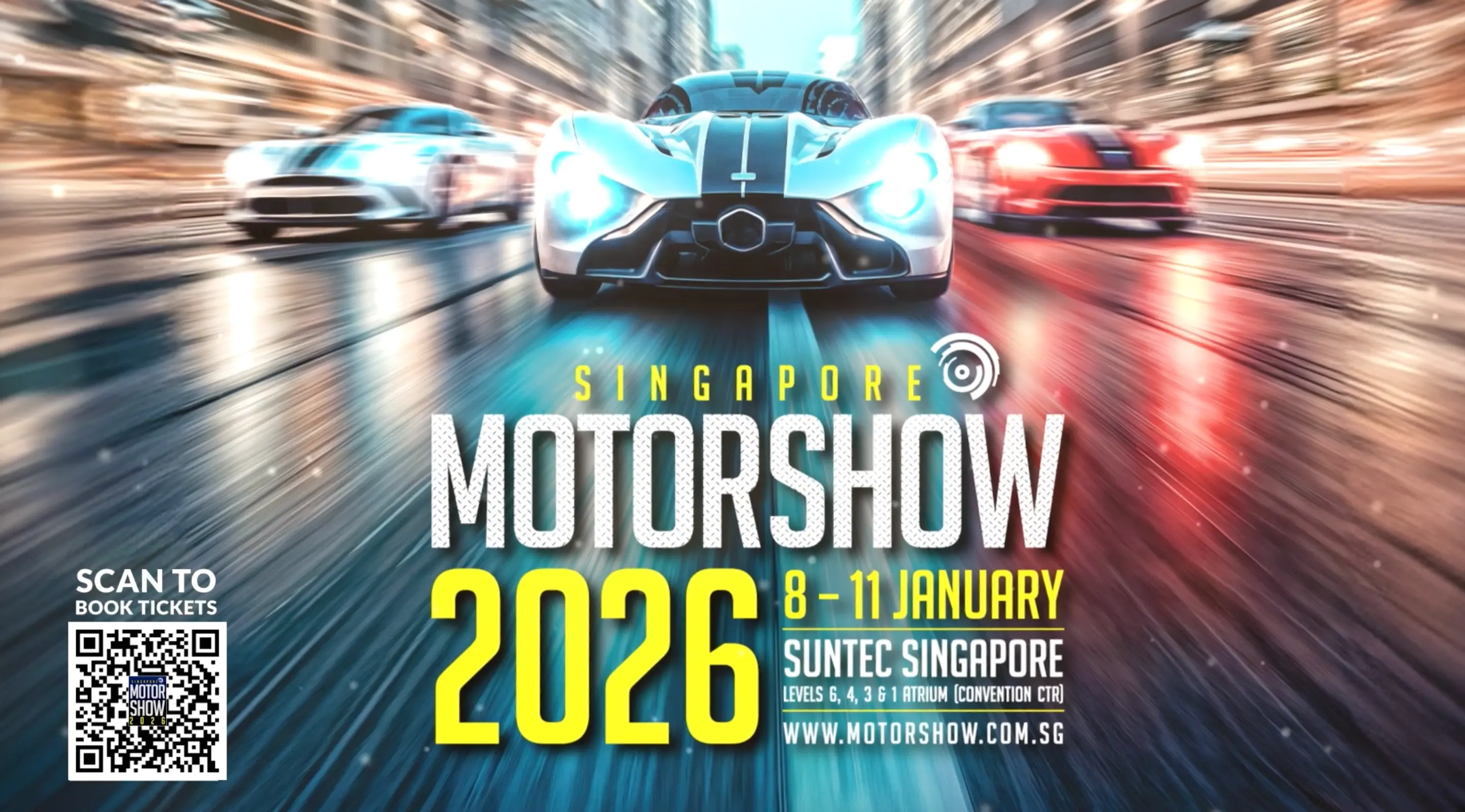 Singapore Motorshow 2026 Will Take Place From 8 To 11 January