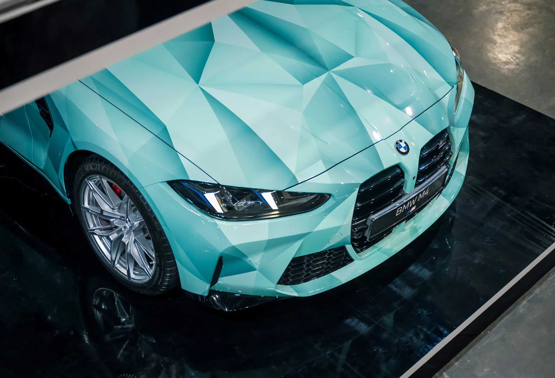 This BMW M4 Competition Coupe Has A Unique Diamond-Designed Wrap