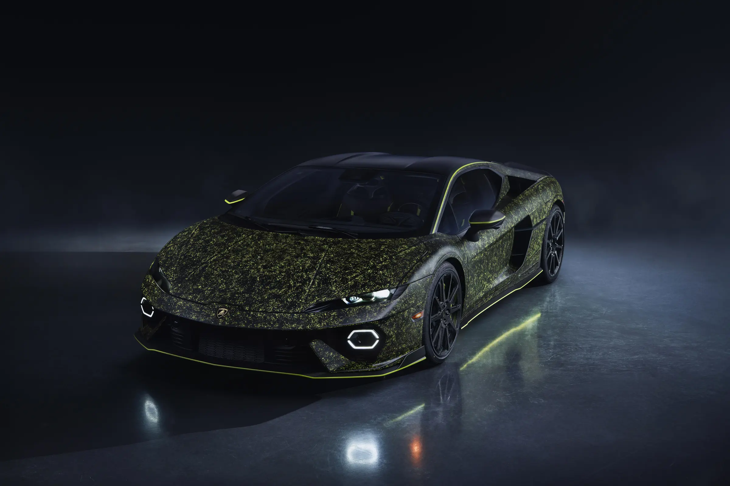 Lamborghini Debuts Custom Temerario In Miami Beach During Art Basel