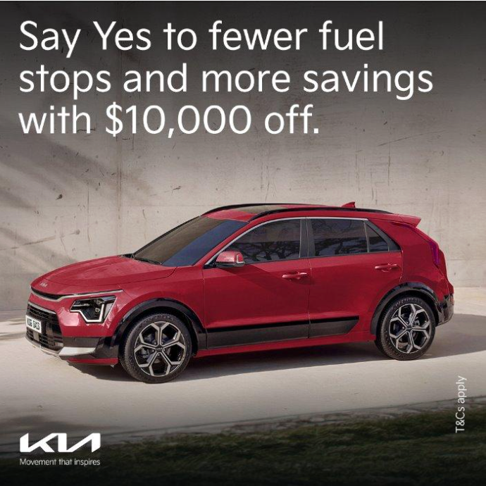 Kia Niro Hybrid promotion